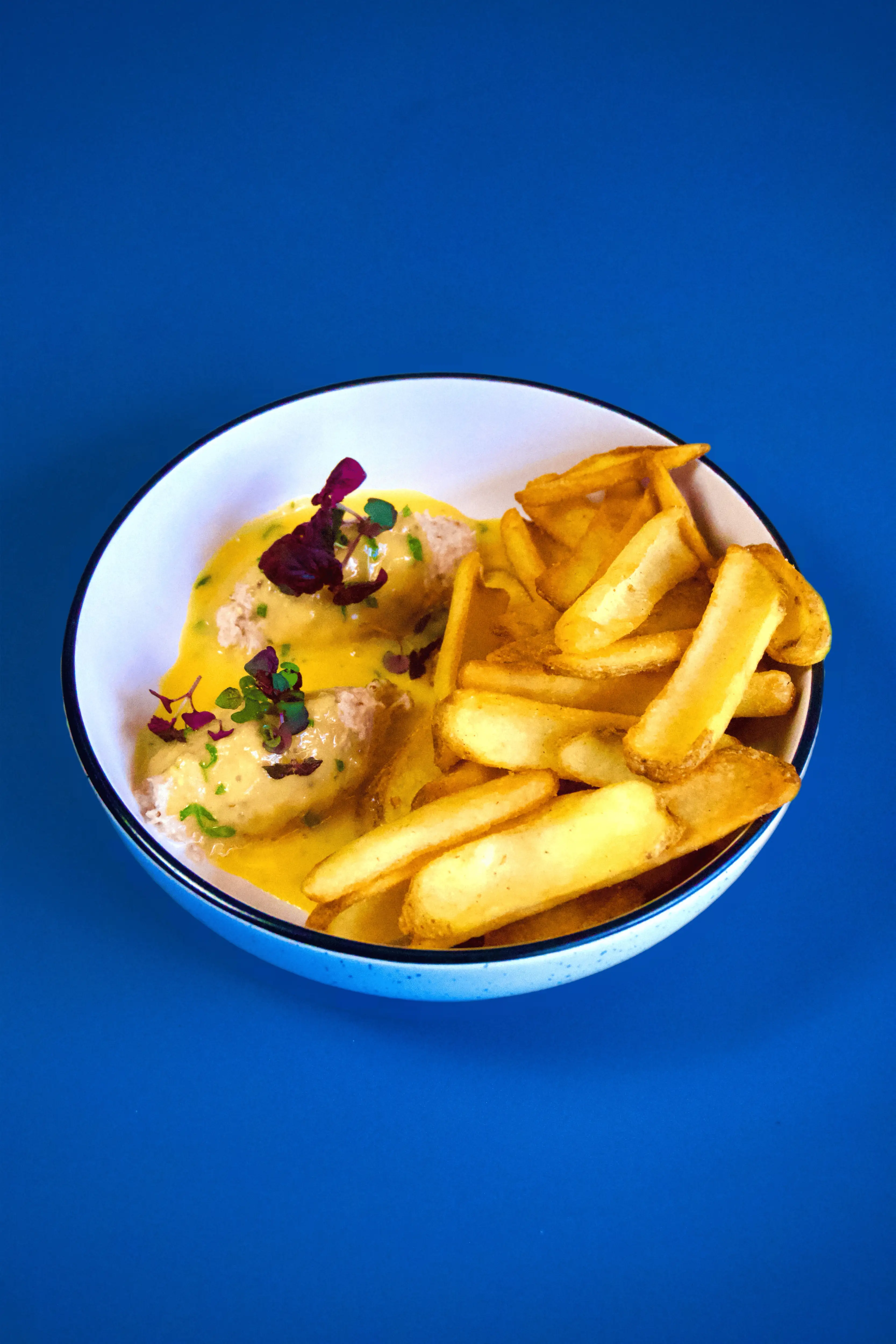 Фри с пастой из тунца